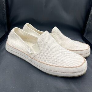 UGG Cream Textured Slip-On Loafers